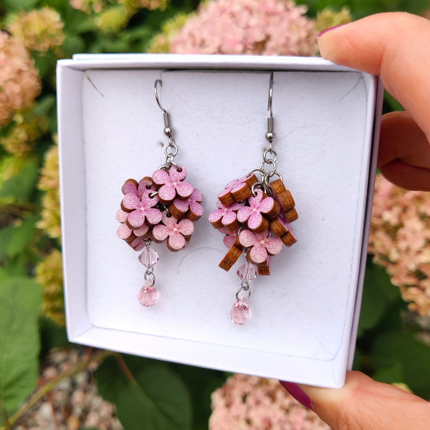 Pink Annabelle -korvakorut (koukku)