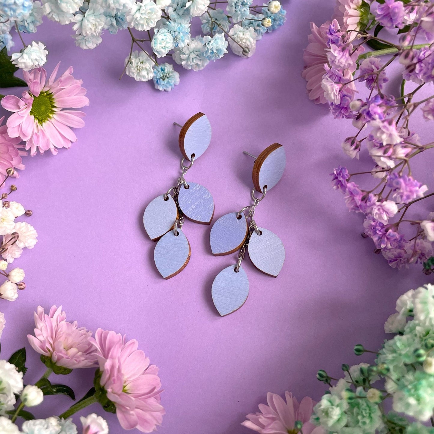 VARPU-KORVAKORUT, vaaleansininen