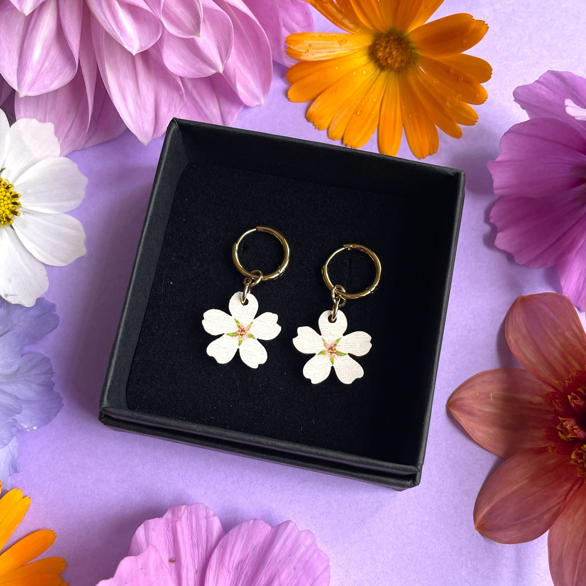 Hanami mini, valkoinen (kulta, huggie)