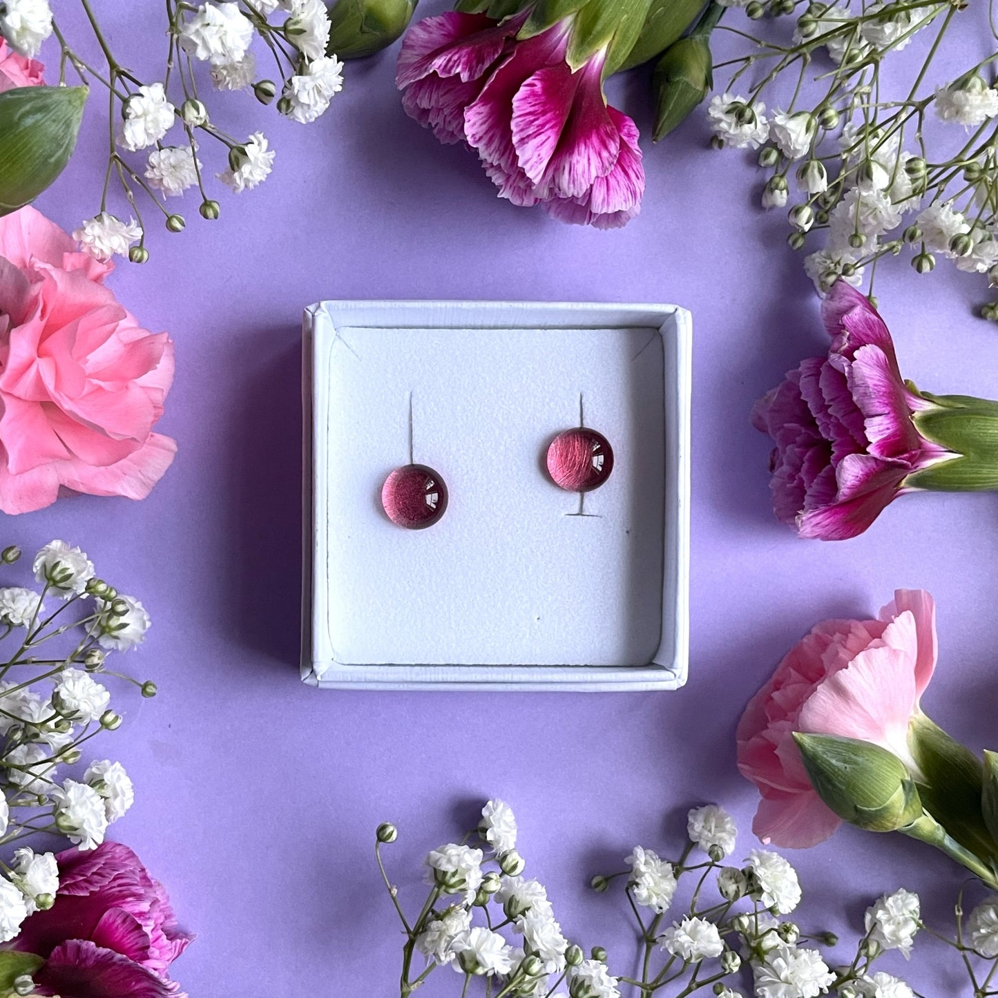 Lasinappikorvakorut, marjaroosa