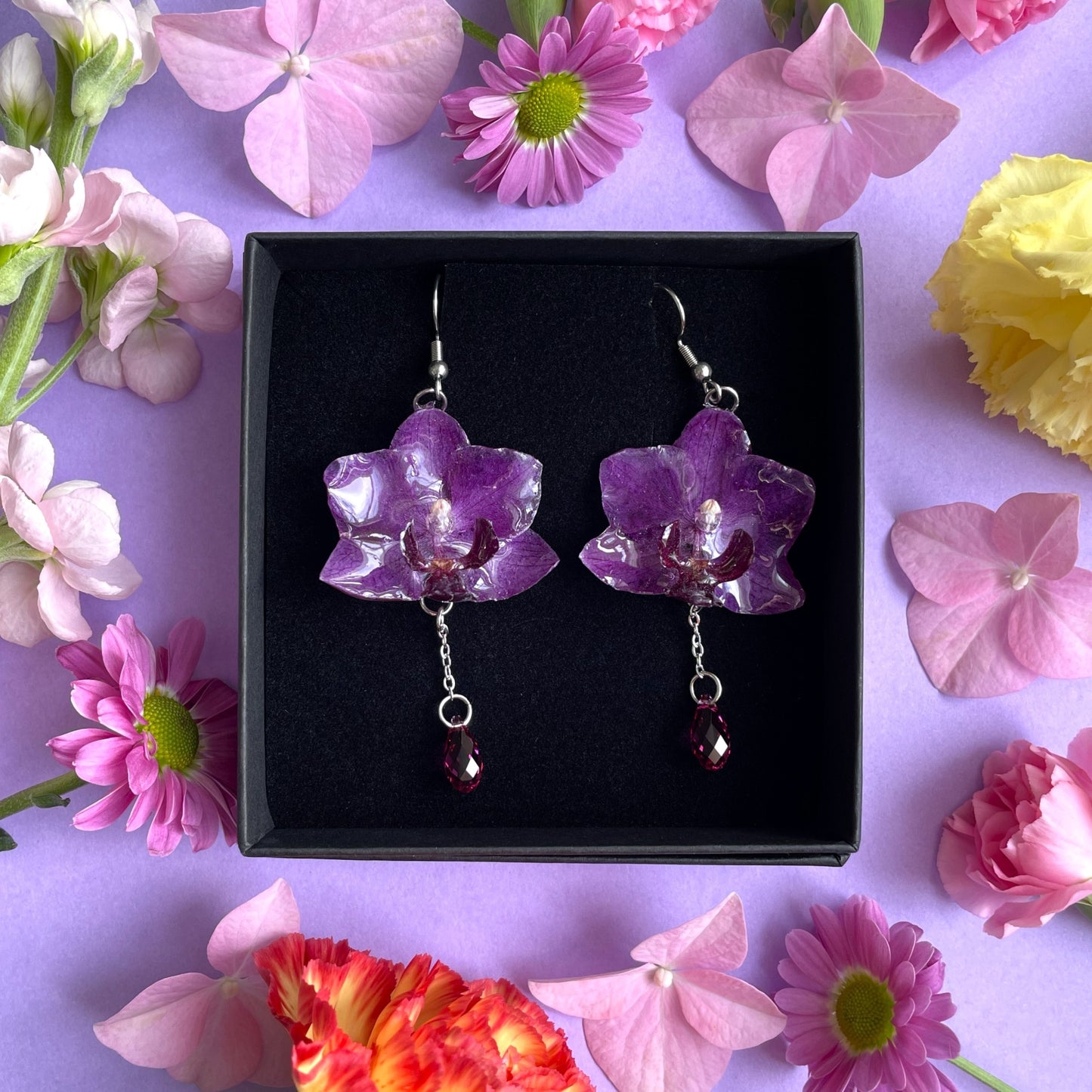 Orkidea, violetti (versio 2)