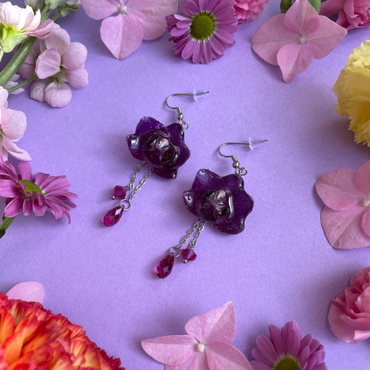 Pikkuorkidea, violetti