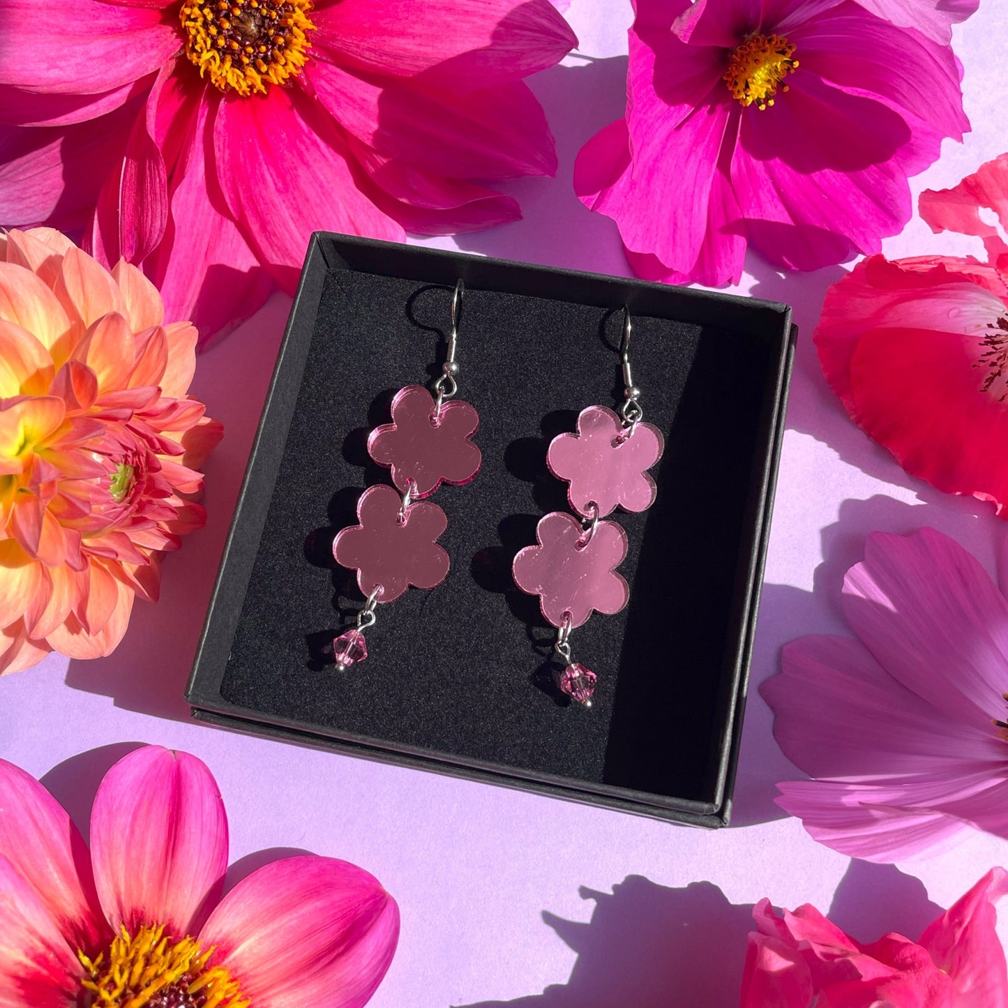 Söpönen (2-kukkainen), pinkki peili